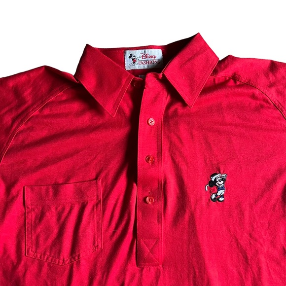 Vintage Disney Fashions Men's Medium Mickey Mouse Golf Polo Shirt - Picture 2 of 10